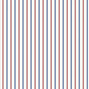 Image of a Navy-Blue & Red Twill Stripes Giza Cotton Shirting Fabric