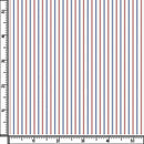 Image of a Navy-Blue & Red Twill Stripes Giza Cotton Shirting Fabric