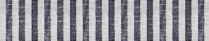 Blue & White Oxford Stripes Cotton Linen Blend Shirting Fabric