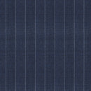 Image of a Navy-Blue & White Worsted Stripes Merino Wool Pants Fabric