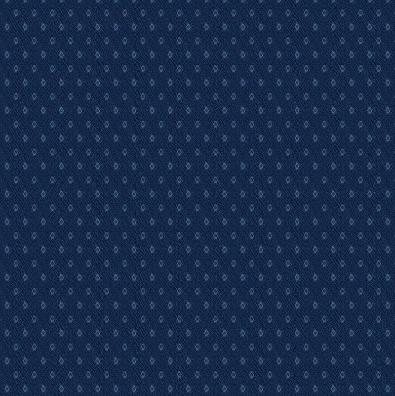 Image of a Navy-Blue Dobby Micropattern Giza Cotton Shirting Fabric