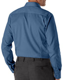 Image of a Navy-Blue Dobby Micropattern Giza Cotton Shirting Fabric
