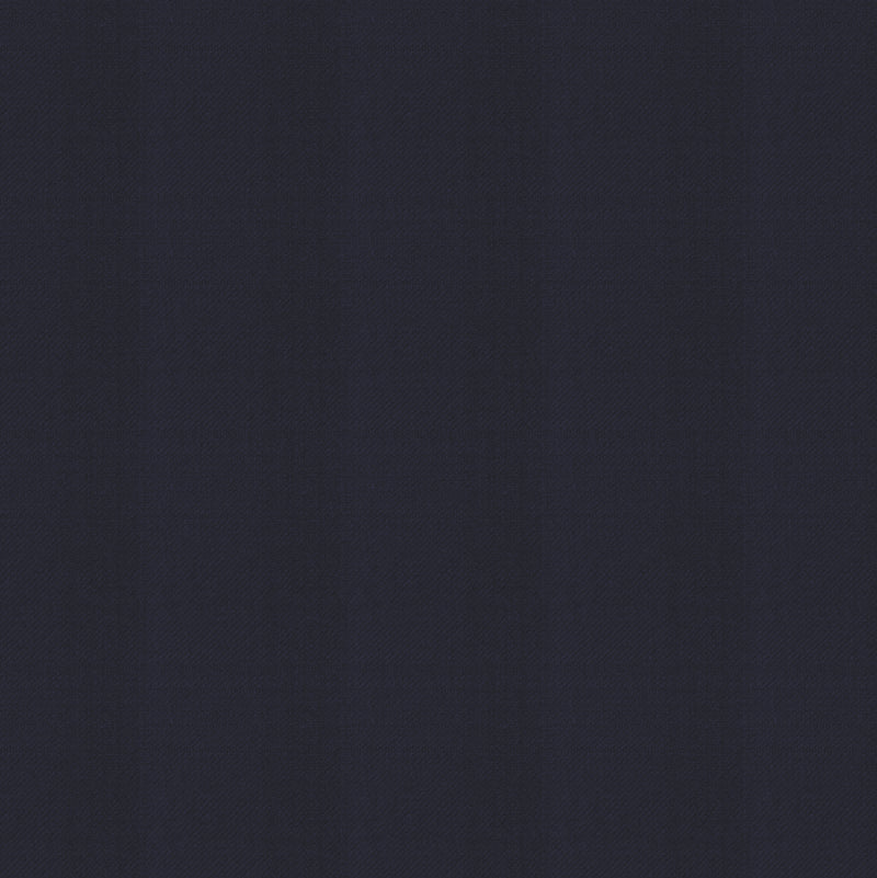 Image of a Navy-Blue Worsted Checks Merino Wool Pants Fabric