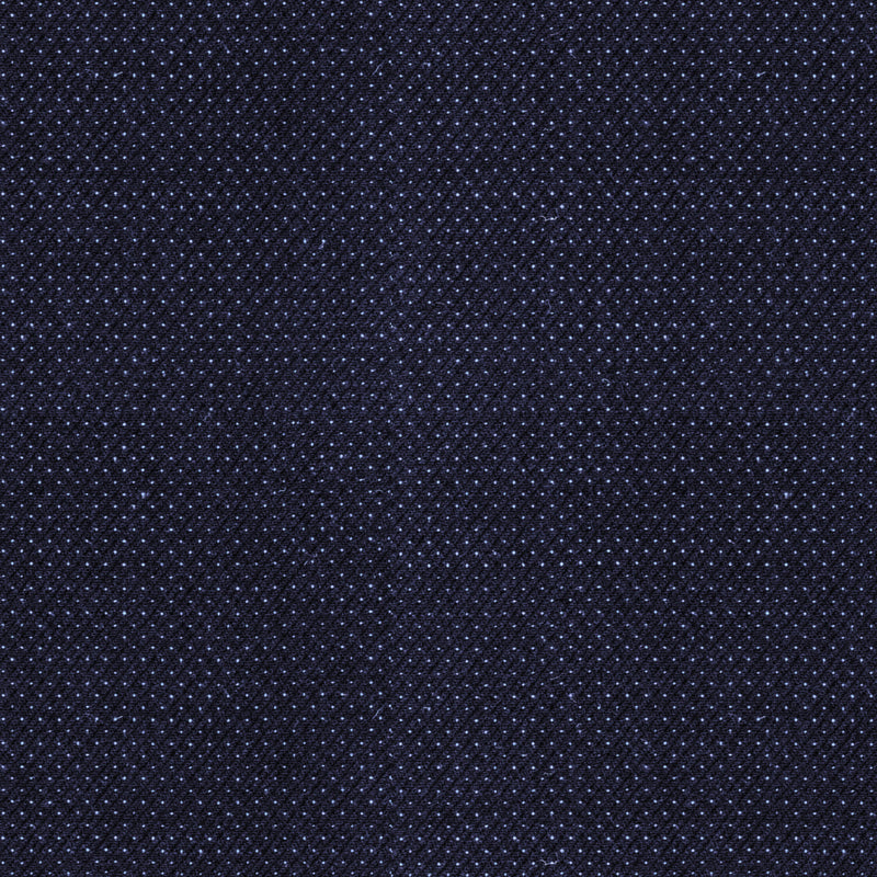 Image of a Navy-Blue Worsted Pinpoint Merino Wool Pants Fabric