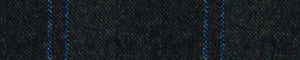 Blue & Brown Flannel Checks Merino Wool Suiting Fabric