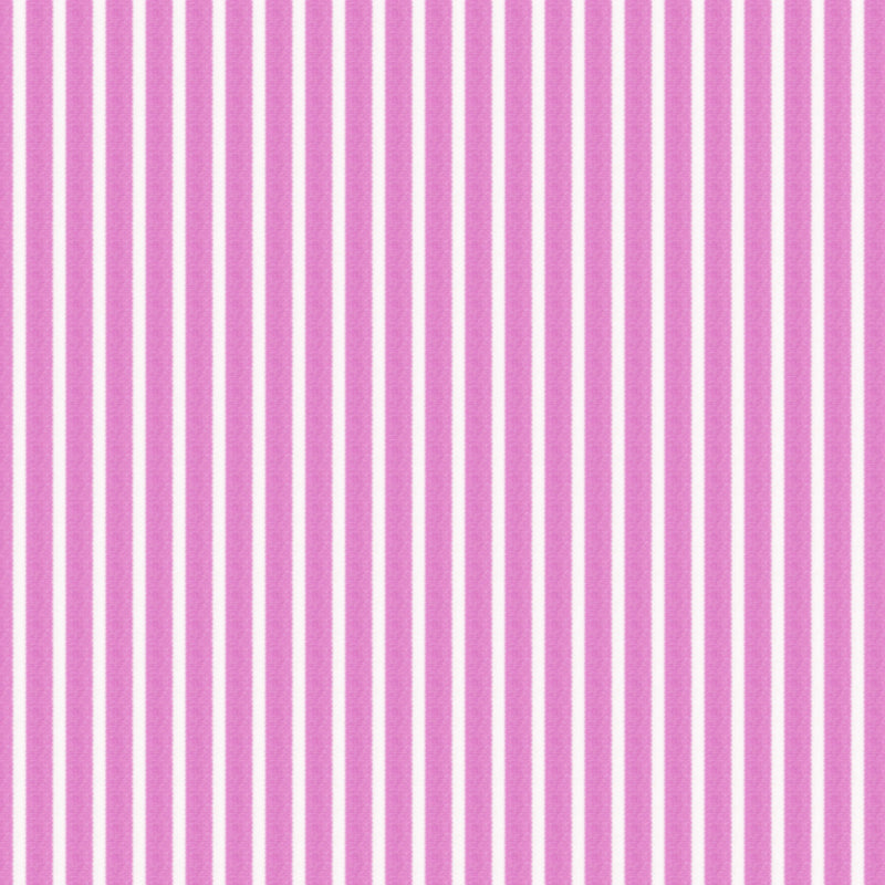 Image of a Pink & White Poplin Stripes Giza Cotton Shirting Fabric