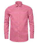 Image of a Pink Knit Micropattern Giza Cotton Shirting Fabric