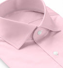 Image of a Pink Oxford Micropattern Giza Cotton Shirting Fabric