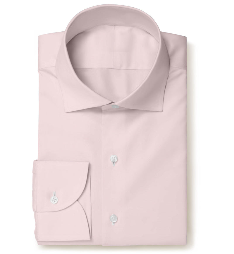 Image of a Pink Poplin Solids Giza Cotton Shirting Fabric