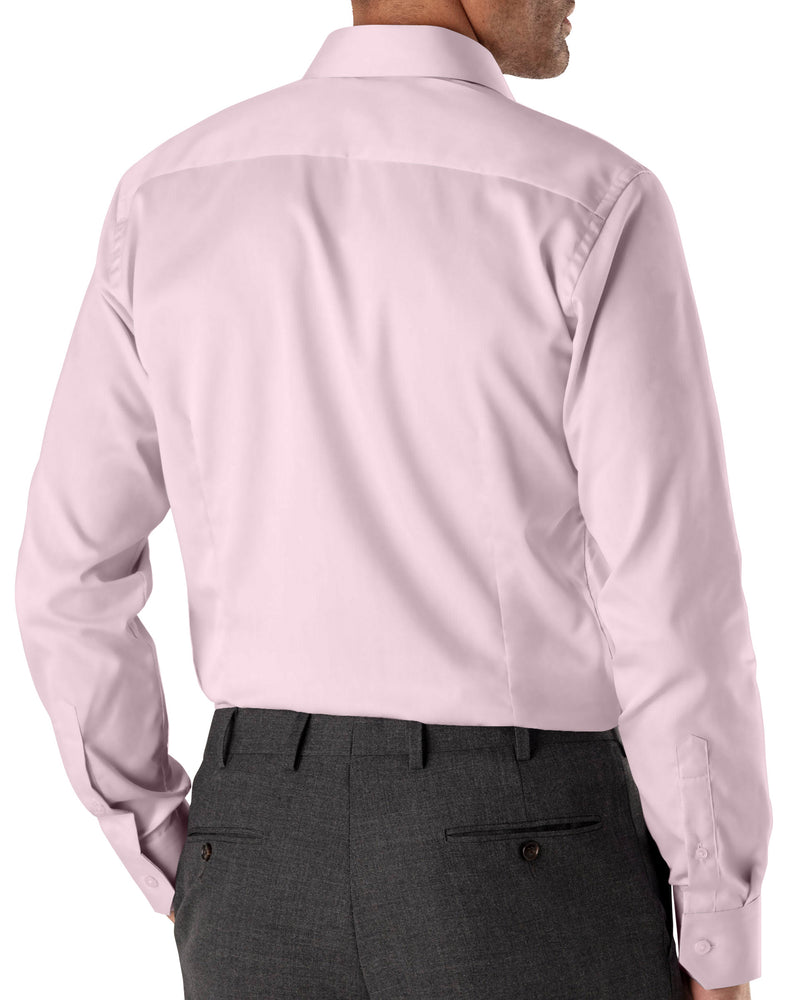 Image of a Pink Satin Solids Giza Cotton Shirting Fabric