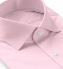Image of a Pink Twill Micropattern Giza Cotton Shirting Fabric