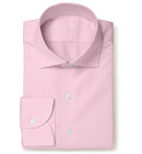 Image of a Pink Twill Micropattern Giza Cotton Shirting Fabric