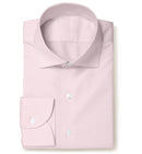 Image of a Pink Twill Micropattern Giza Cotton Shirting Fabric