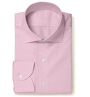 Image of a Pink Twill Micropattern Giza Cotton Shirting Fabric