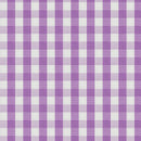 Image of a Purple & White Poplin Checks Giza Cotton Shirting Fabric