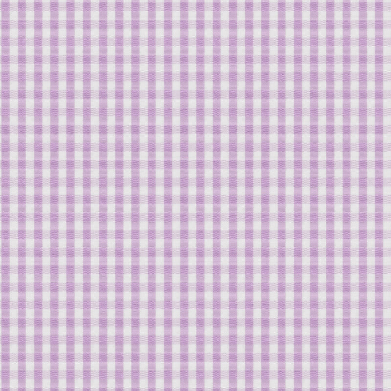 Image of a Purple Poplin Checks Giza Cotton Shirting Fabric