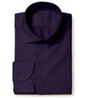 Image of a Purple Poplin Solids Cotton Stretch Shirting Fabric