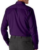 Image of a Purple Poplin Solids Cotton Stretch Shirting Fabric