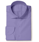 Image of a Purple Satin Solids Cotton Stretch Shirting Fabric