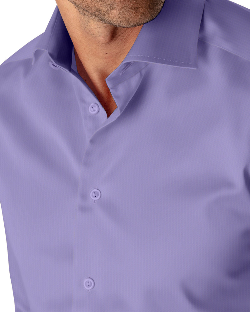 Image of a Purple Satin Solids Cotton Stretch Shirting Fabric