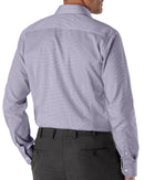 Image of a Purple Twill Checks Giza Cotton Shirting Fabric