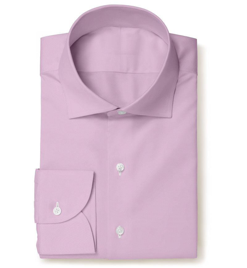 Image of a Purple Twill Micropattern Giza Cotton Shirting Fabric