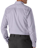 Image of a Purple Twill Stripes Giza Cotton Shirting Fabric