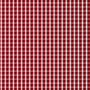 Image of a Red & White Twill Checks Giza Cotton Shirting Fabric