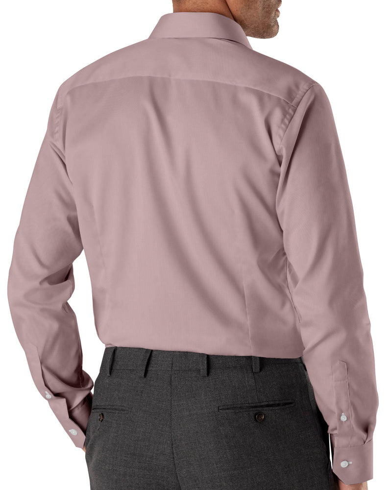 Image of a Red Pinpoint Dobby Giza Cotton Shirting Fabric