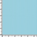 Image of a Turquoise & White Poplin Stripes Giza Cotton Shirting Fabric