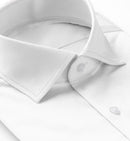 Image of a White Dobby Micropattern Giza Cotton Shirting Fabric