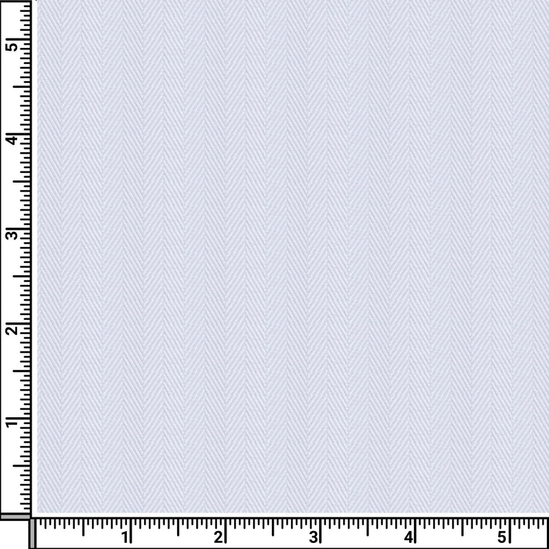 Image of a White Herringbone Micropattern Giza Cotton Shirting Fabric