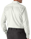 Image of a White Poplin Solids Cotton Stretch Shirting Fabric